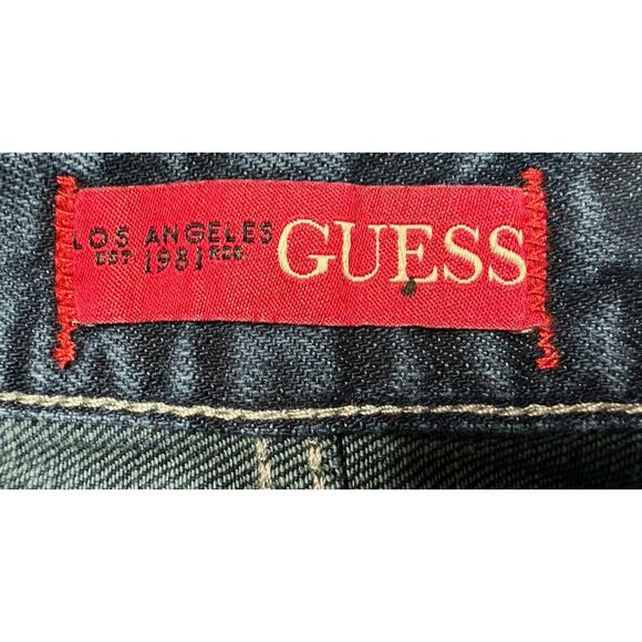 Guess Jeans Men's Del Mar Fit Slim Straight Blue Denim Jeans - Size 33x28 - Picture 6 of 8